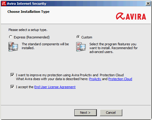 Avira Setup