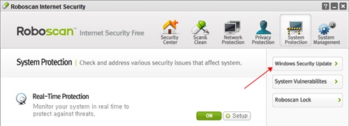 Roboscan Windows Update